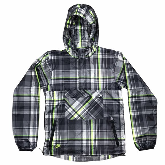 Nike | Jackets & Coats | Nike Tartan Plaid Windjammer Windbreaker Sz S | Poshmark